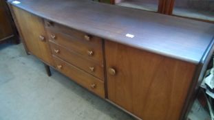 A YOUNGER LTD 1960`S FONSECA SIDEBOARD, APPROX. 73 x 198 x 45 cms