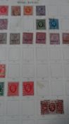 AN ALBUM OF COMMONWEALTH AND G B STAMPS, MUCH OF IT UNFILLED, BUT CONTAINING A GOOD AMOUNT OF