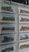 A COLLECTION OF PRE 1939 CIGARETTE CARDS INCLUDING WILLS RAILWAY ENGINES, R & J HILL ‘OUR EMPIRE