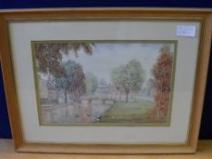 THREE FRAMED AND GLAZED LIMITED EDITION PRINTS FROM THE ORIGINAL PAINTINGS BY EDNA B DE MAURICE -