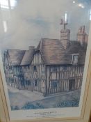 A COLLECTION OF TWELVE MISC. PRINTS DEPICTING VARIOUS PUBS  INCL. TEACHERS CHARACTER INNS OF BRITAIN