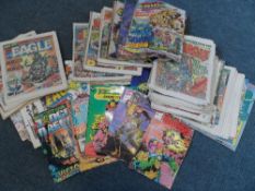 A BOX OF MISC. COMIC BOOKS