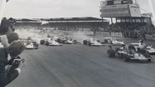 A MISC. COLLECTION OF ORIGINAL MOTOR SPORT PHOTOGRAPHS, BLACK AND WHITE AND SOME COLOUR INCLUDING