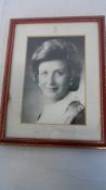 HRH PRINCESS ALEXANDRA - SIGNED PRESENTATION PORTRAIT PHOTOGRAPH IN ORIGINAL ASPREY & GARRAD LEATHER