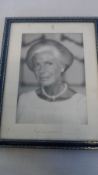 HRH KATHERINE DUCHESS OF KENT - SIGNED PRESENTATION PHOTOGRAPH IN AN ASPREY & GARRARD LEATHER