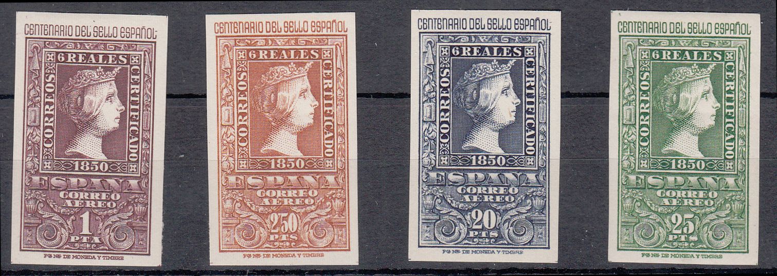 SPAIN 1950 Stamp Centenary Air set Mint, fine. SG 1950 Stamp Centenary Air set Mint, fine. SG 1145-