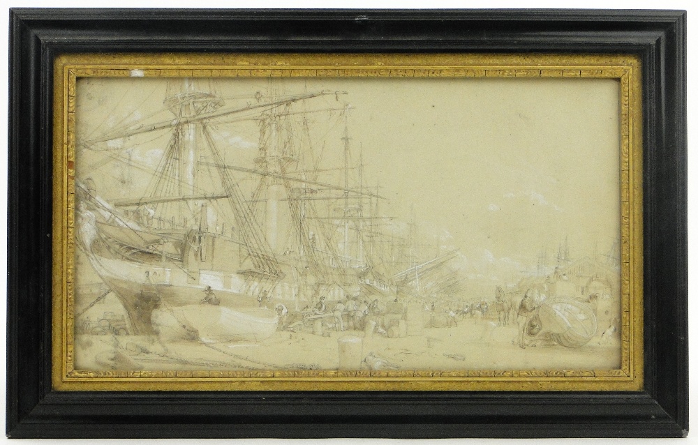English School
pair of 19th century pencil and watercolour on paper, highly detailed studies,