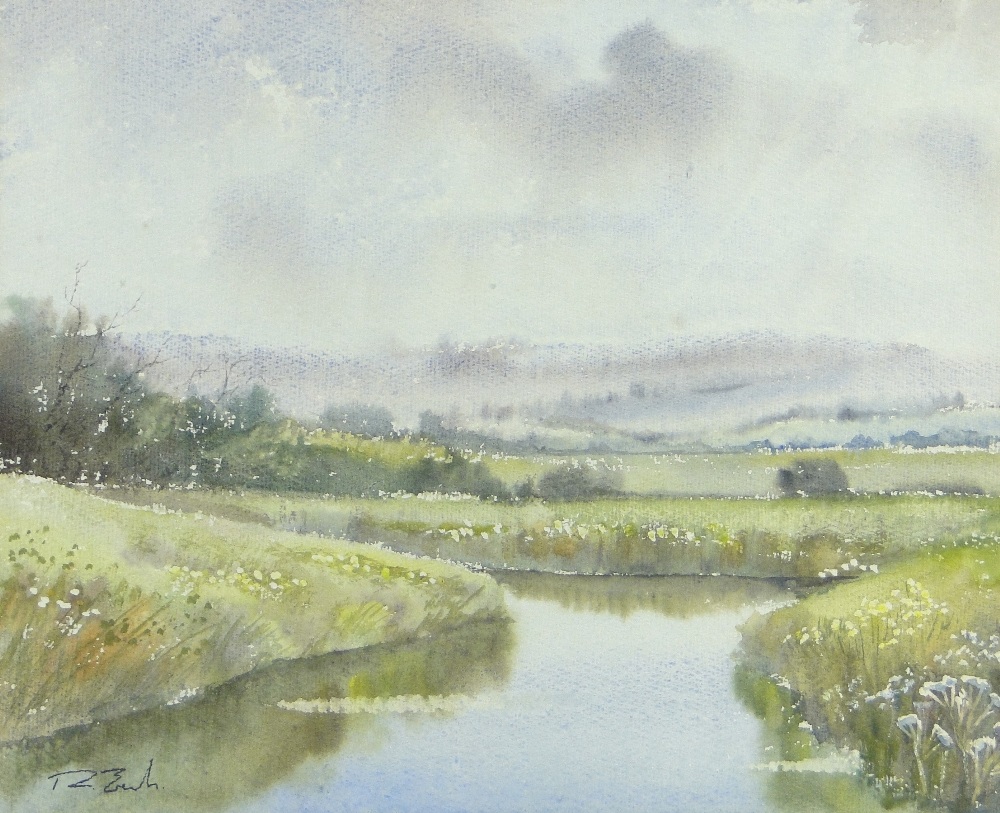 Bob Erends
watercolour, river Cuckmere, signed, 13.5" x 16", framed.
