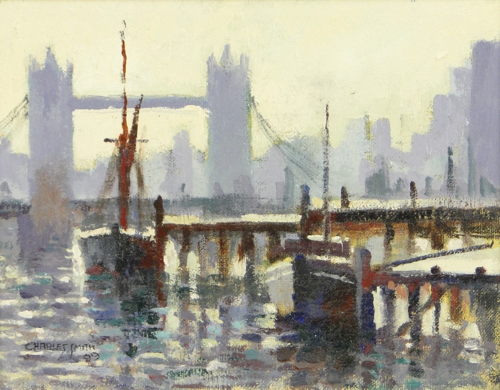 Charles Smith F R S A
oil on canvas, Tower Bridge 1999, signed, 8" x 10", framed.