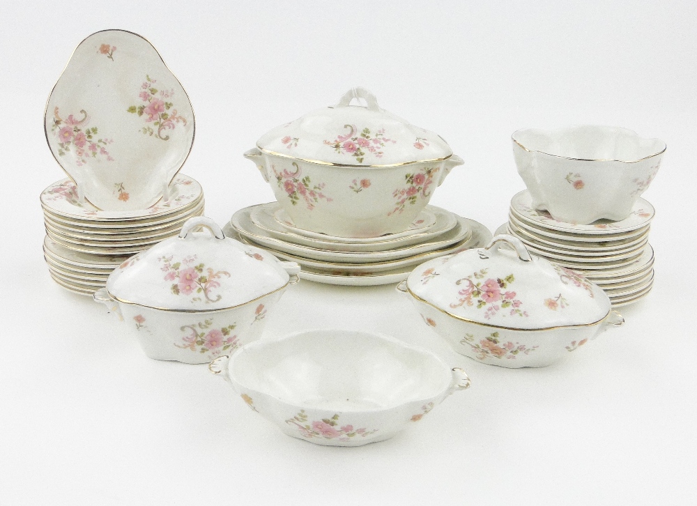 A Ridgways dolls dinner service in "Hampton" pattern including tureens.