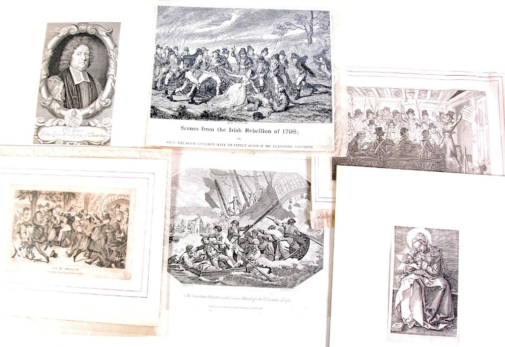 GEORGE CRUIKSHANK 1792-1878 three etchings, political cartoons `Radical Parliament` published by