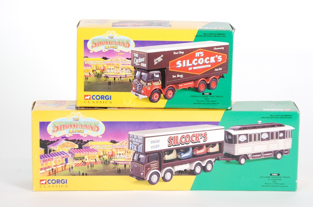 CORGI CLASSICS LIMITED EDITION MINT AND BOXED `SHOWMANS RANGE` SET No 24801, Silcocks-Leyland Dodgem