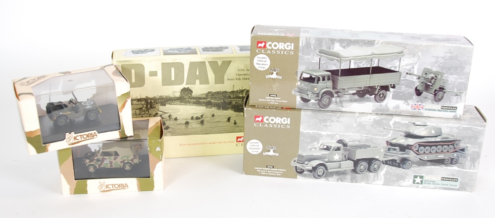 TWO CORGI CLASSICS MINT AND BOXED LIMITED EDITION MILITARY VEHICLE SETS VIZ No 55101 United States -