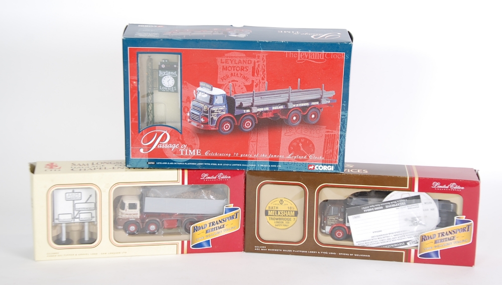 TWO CORGI `ROAD TRANSPORT HERITAGE` MINT AND BOXED LIMITED EDITION VEHICLES viz Foden S21 Tipper and