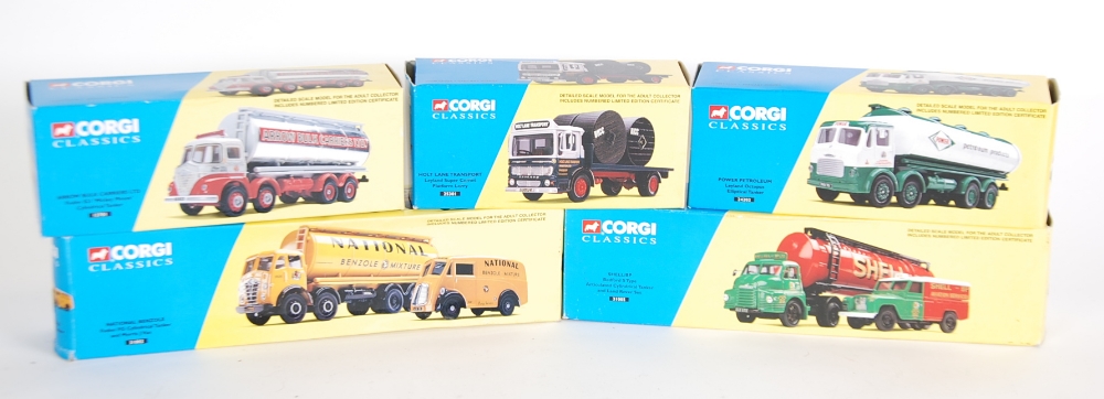 FIVE CORGI CLASSICS COLLECTORS CLUB MINT AND BOXED LIMITED EDITION COMMERCIAL VEHICLES includes four