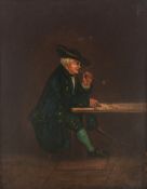 Attributed to Sir David Wilkie R.A., Scottish (1785-1841) ‘Greenwich Pensioner’, seated at a table