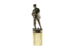 ‡ Leonard Stanfield Merrifield British (1880-1943), A bronze figure of a WWI allied soldier, on