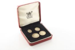 A box of Royal Mint 1955 Maundy money, in original presentation box,