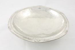 A Liberty & Co `Tudric` pewter fruit bowl designed by Archibald Knox circa 1905, of circular form