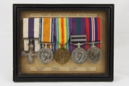 A group of Great War Military Cross medals awarded to Captain Desmond Annersley Fraser Needham (