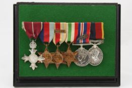 A group of second World War medals awarded to Captain T.W.F. Odell comprising the MBE (Military