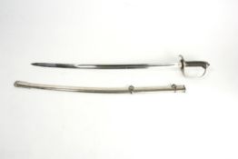 A British Artillery officers sword possibly late 19th century, by Wilkinson, length 103cm In good