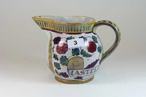 An Italian Faience jug H15cm