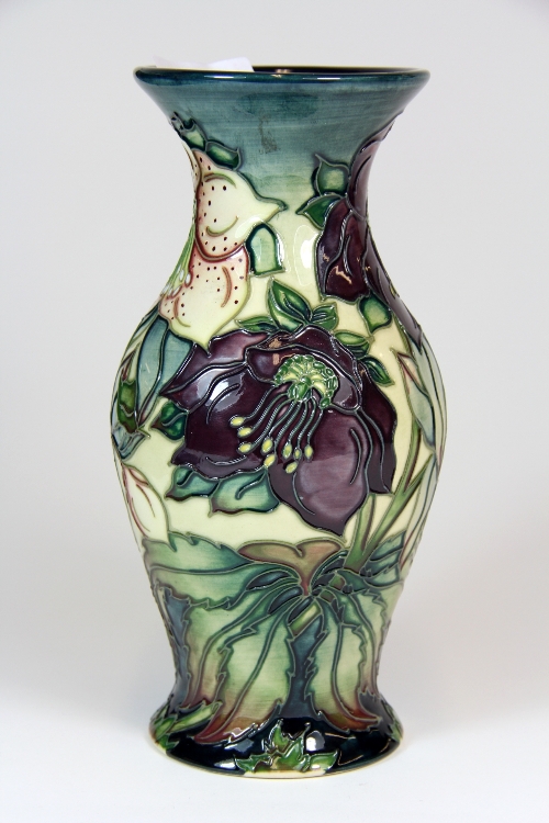 A Moorcroft Hellebores vase H.19cm