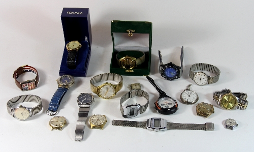 A quantity of gents wrist watches.