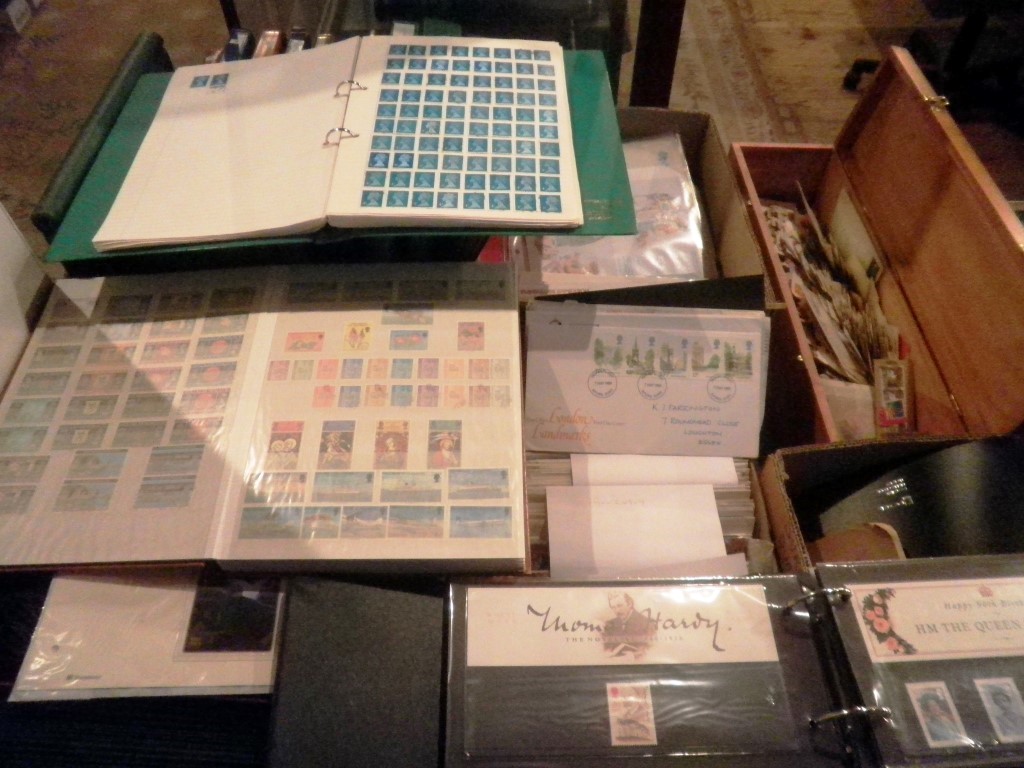 Six boxes containing a large quantity of GB, Commonwealth and All World stamps, including First