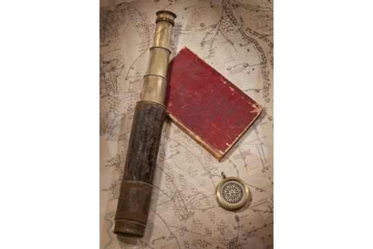 A COLLECTION OF ARTEFACTS PERTAINING TO WILLIAM COLLINGWOOD`S INDIAN SURVEYING EXPEDITION, 1846,