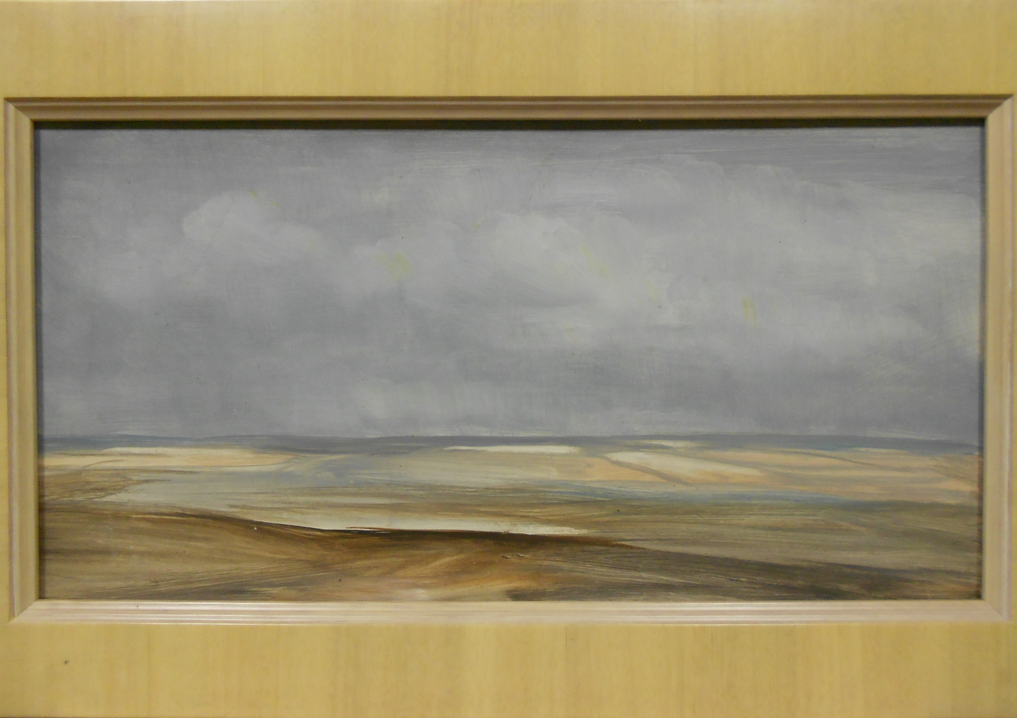 Modern British School (20th Century) - Landscapes, oil on board 17 x 31 cm (3) Modern British School