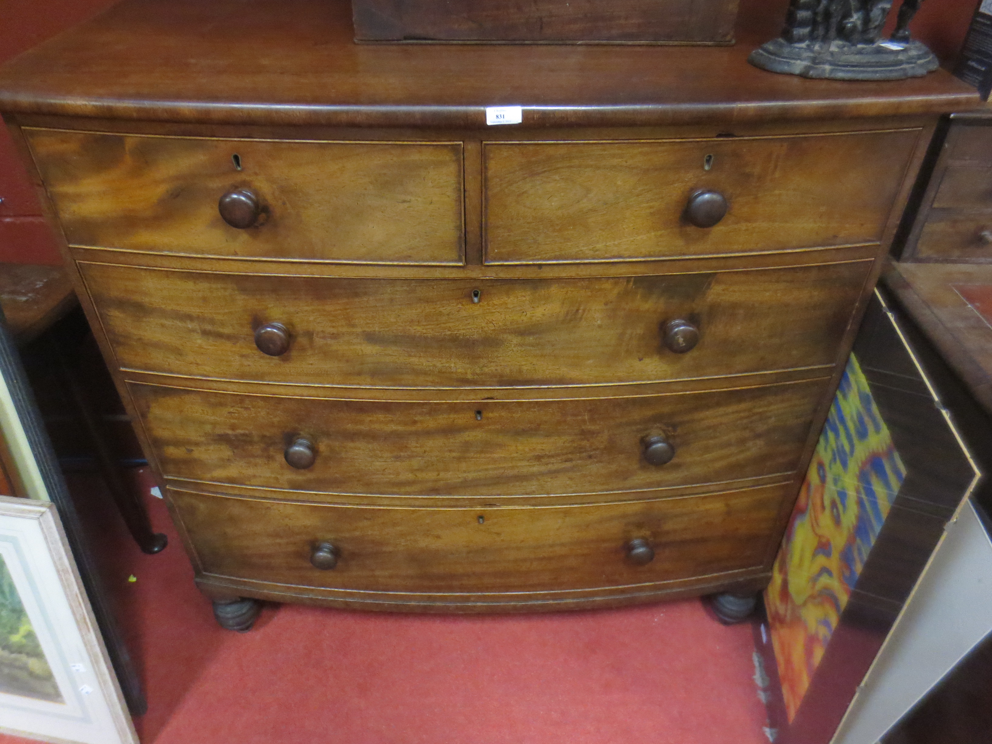 Chest with five drawers