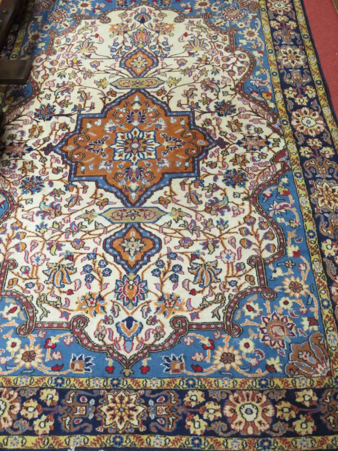 A Herati design rug, 218cm long x 138cm wide