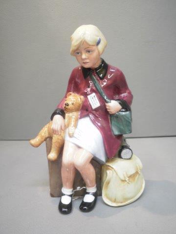 A Royal Doulton limited edition figurine `The Girl Evacuee` HN 3203, 1410/9500.