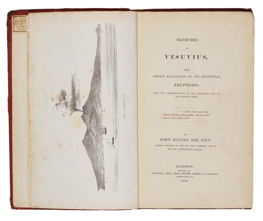 AULDJO, John (1805-86).  Sketches of Vesuvius, with Short Accounts of its Principal Eruptions,