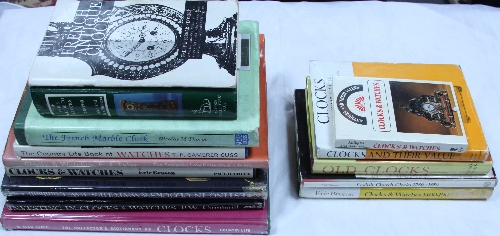 A quantity of Horological reference books