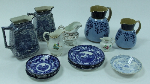 Sundry decorative jugs and other china