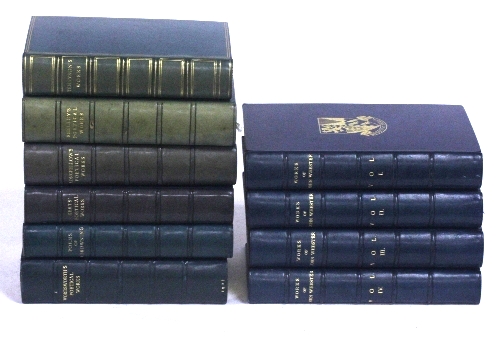 Webster (J) Complete Works edited by F L Lucas, four volumes, London 1927, full blue morocco