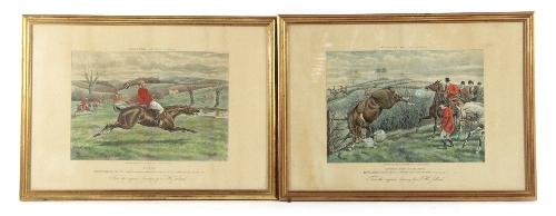 After G.H Jalland/Humours of the Chase/ a pair, 24cm x 36cm (9.5" x 14")