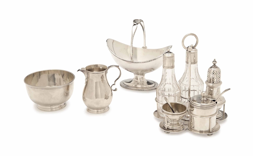 A GROUP OF ENGLISH AND AMERICAN SILVER TABLEWARES, 
MARK OF TIFFANY & CO., 20TH CENTURY, 
each