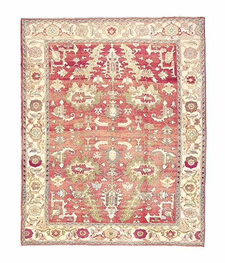 A FINE HERIZ CARPET, NORTH-WEST PERSIA 
SECOND HALF OF 20TH CENTURY 
approx: 15ft. x 12ft.1in. (