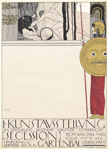 Gustav Klimt (1862-1918) 
I KUNSTAUSSTELLUNG DER VEREINIGUNG BILDENDER KÜNSTLER ÖSTERREICHS