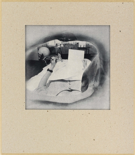 Rosemarie Trockel (b. 1952) 
Studio Visit (Parkett 33)
photo-etching and acid-free transparent