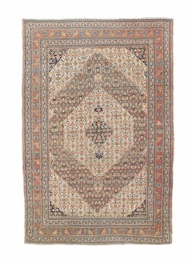 A FINE HAJI JALILI TABRIZ CARPET 
NORTH-WEST PERSIA, CIRCA 1880 
approx: 11 ft. 3 in. x 7 ft. 7