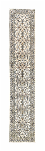 A FINE KASHAN RUNNER, CENTRAL PERSIA 
CIRCA MID 20TH CENTURY 
approx: 16ft.1in. x 3ft.2in.(490cm.