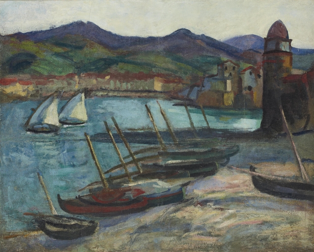 Charles Camoin (1879-1965) 
Le port de Collioure 
signed 'Ch.Camoin' (lower right) 
oil on canvas