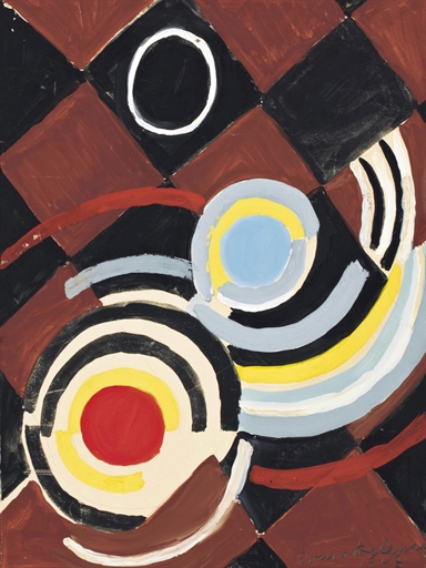 Sonia Delaunay (1884-1979) 
Rythme coloré 
signed and dated 'Sonia Delaunay 1948' (lower right)