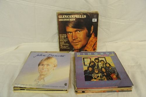 Quantity of LPs - Osmonds, Tom Jones, John Denver, Glen Campbell