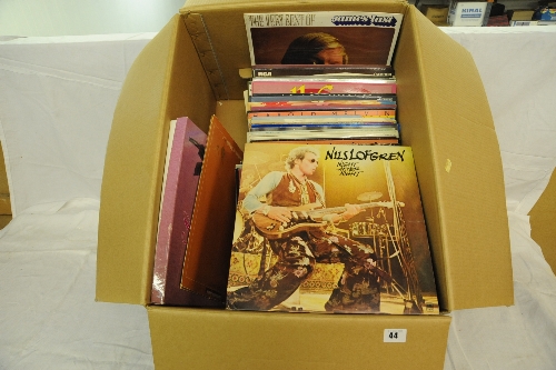 Large box of LPs, 50+ - various titles